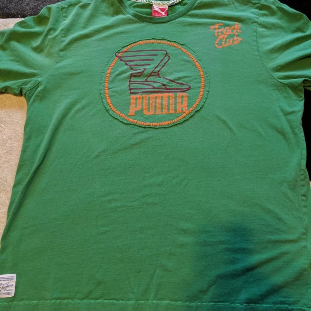 Vintage Puma Track Stars T Shirt